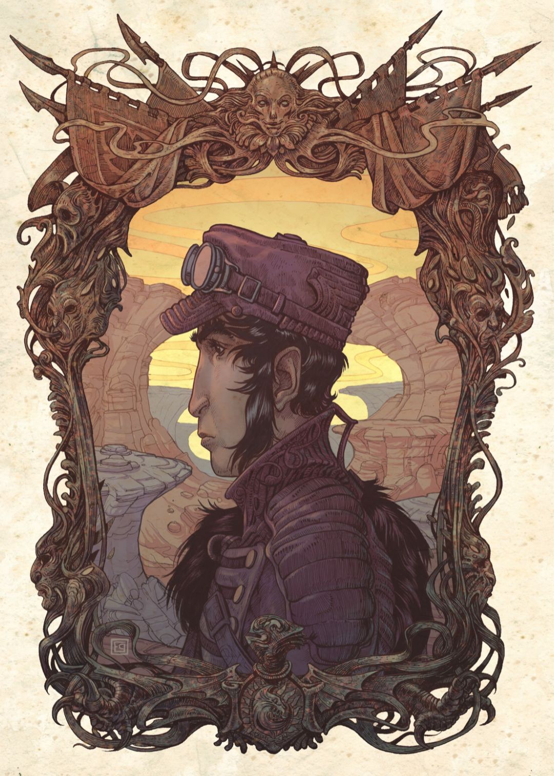 El Caballero del Ocaso — Póster