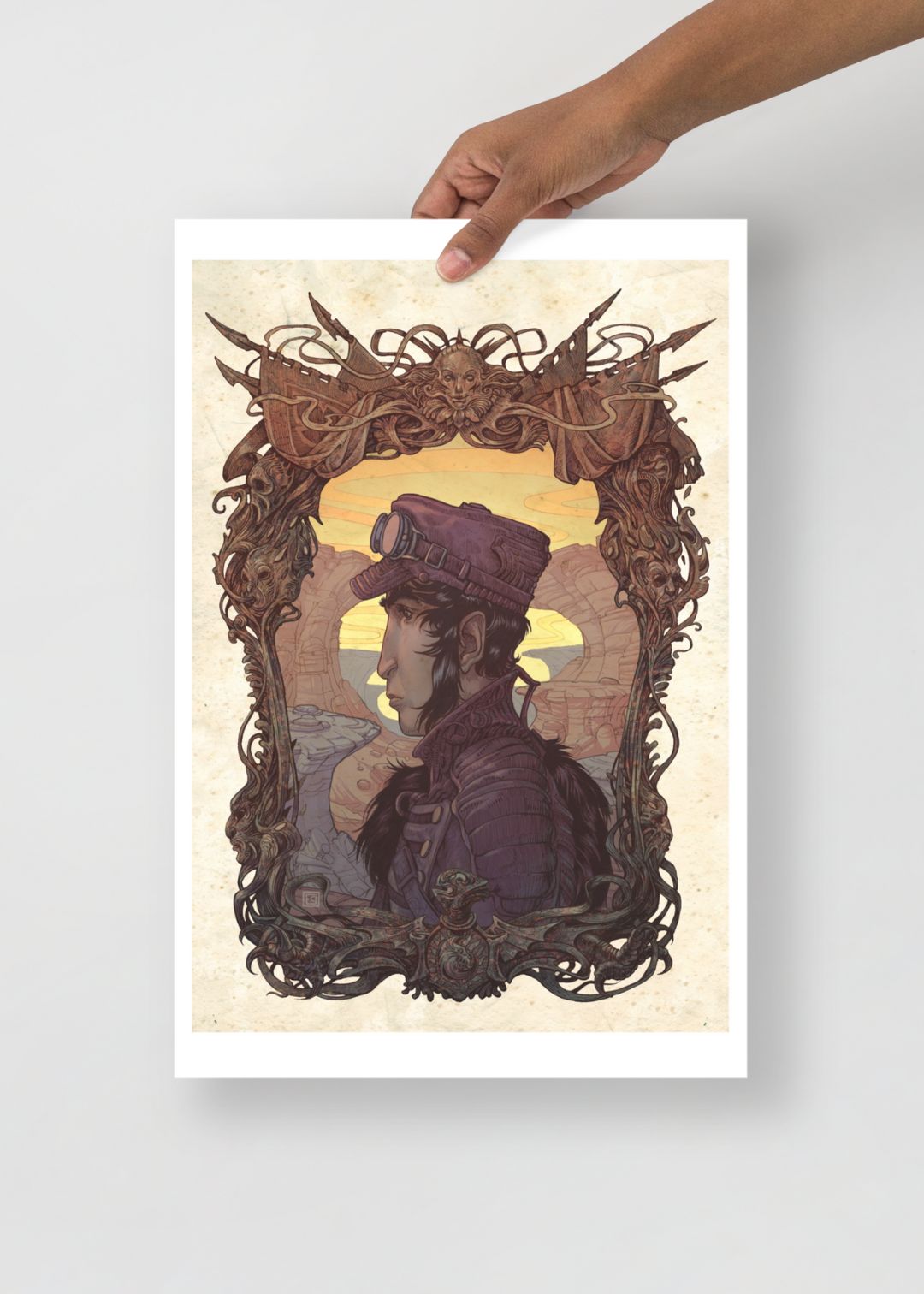 El Caballero del Ocaso — Póster