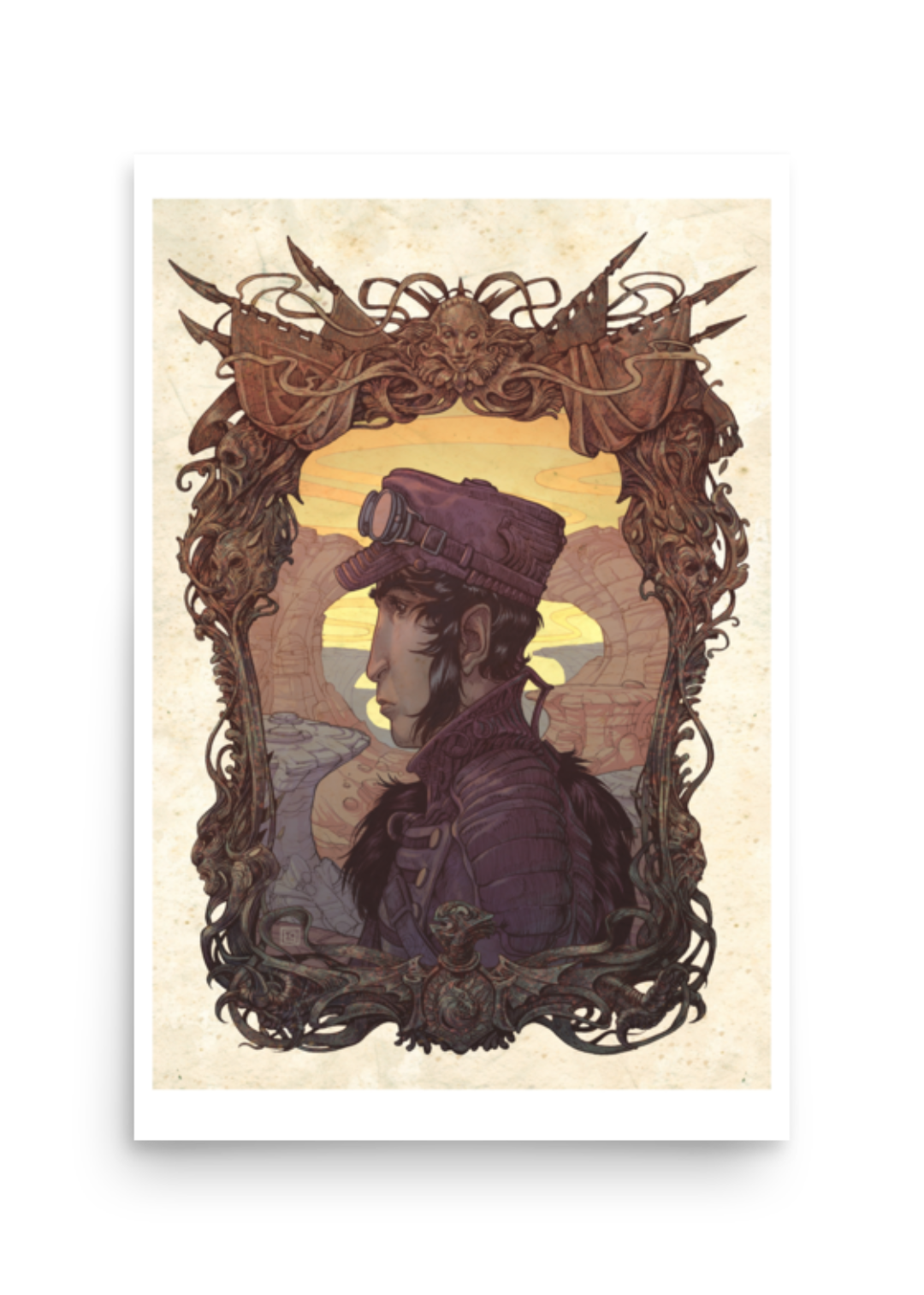 El Caballero del Ocaso — Póster