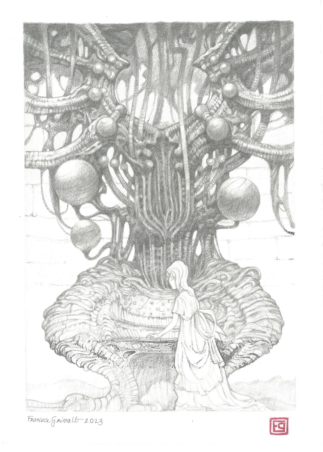 El Ritual I — dibujo original