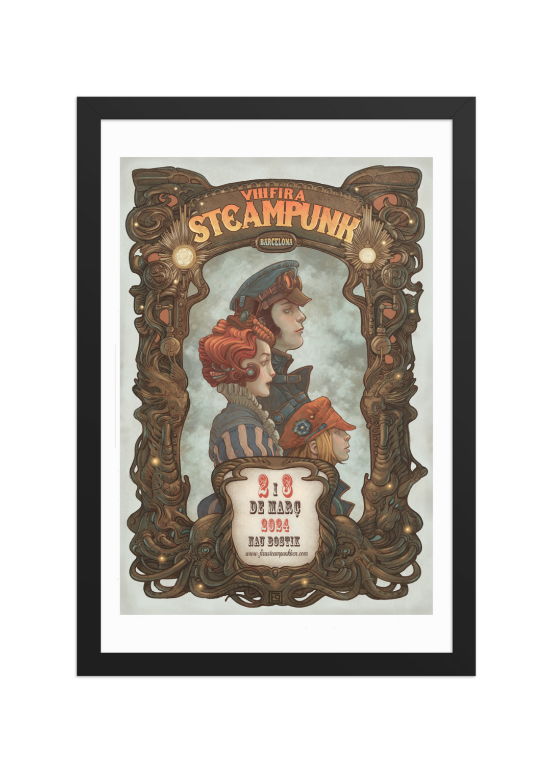 EUROSTEAMCON 2023-24 — Póster Enmarcado