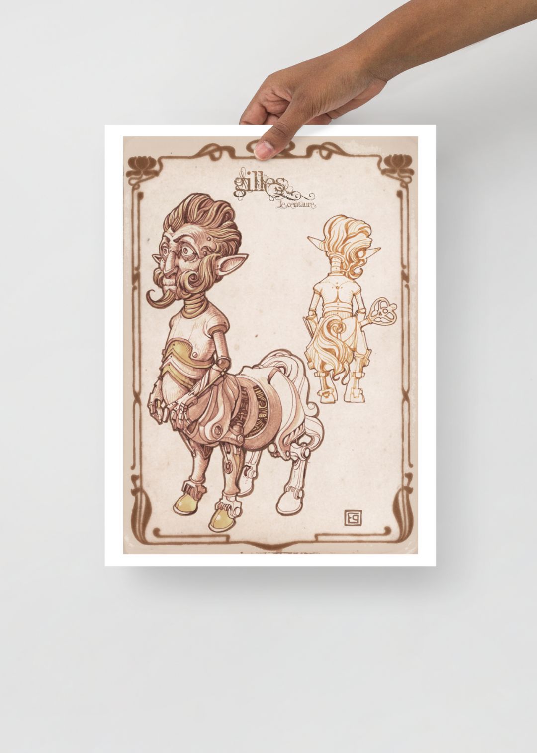 Gilles Le Centaure — Póster