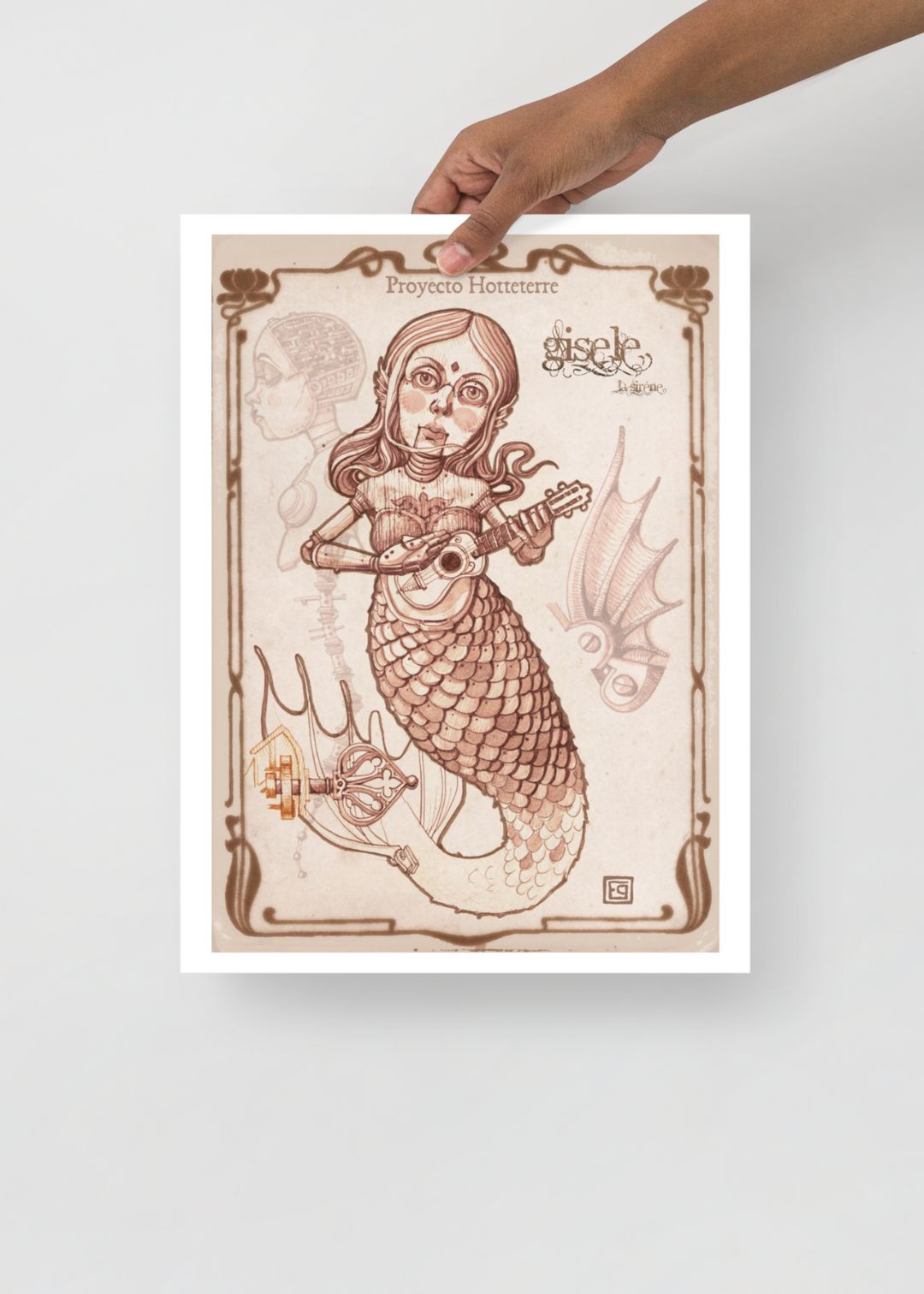 Gisele la Siréne — Póster