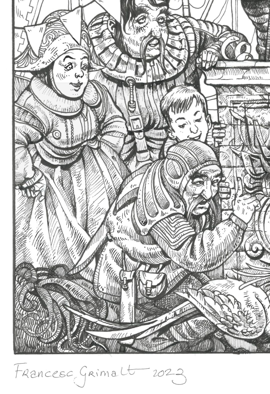 Original Drawings by Francesc Grimalt