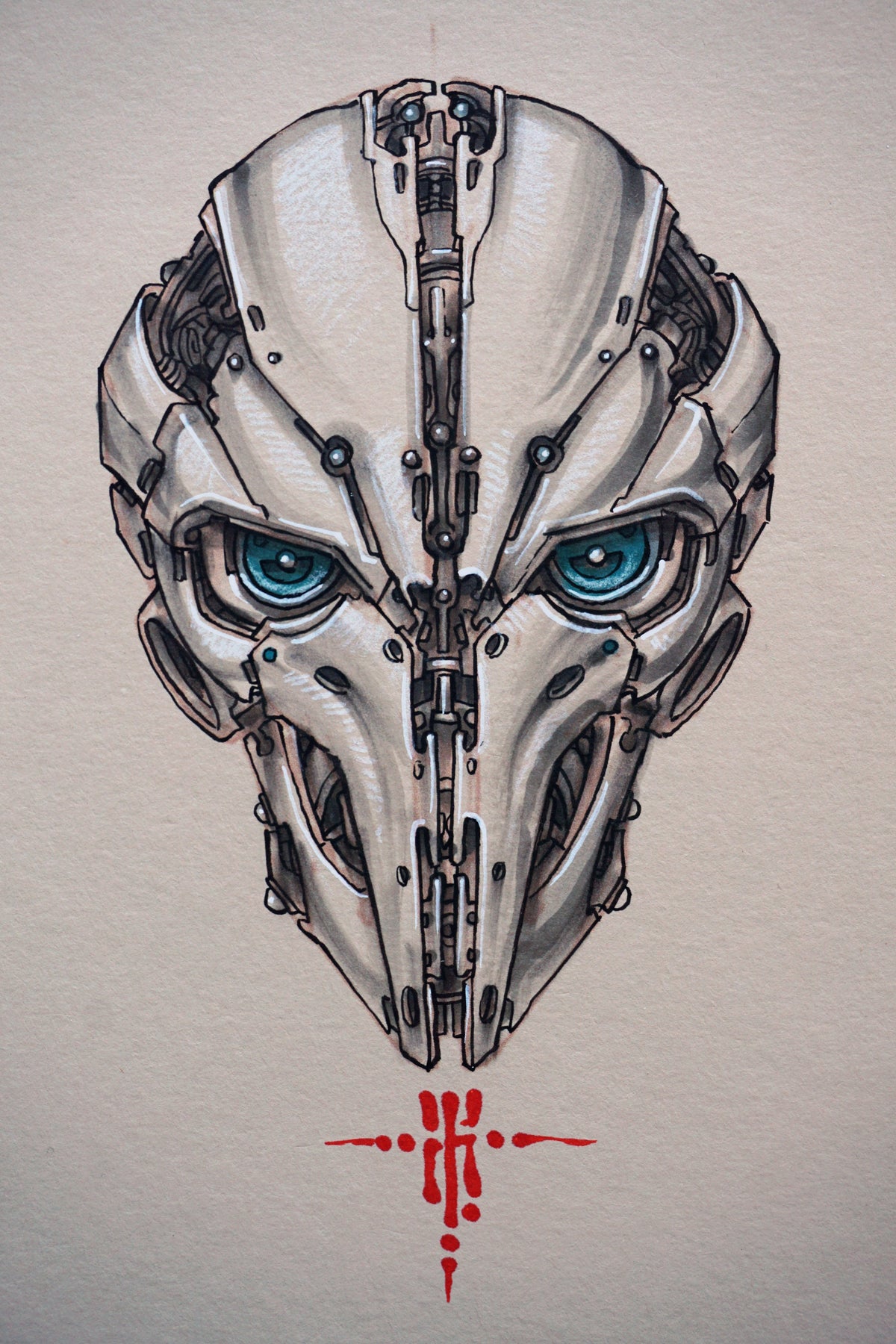 Robot Skull IV