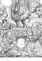 Der Ritter des Untergangs II — Originalzeichnung