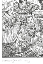 Der Ritter des Untergangs II — Originalzeichnung