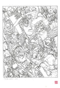 El Caballero del Ocaso III — original drawing