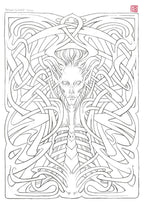 O Cavaleiro do Ocaso I — desenho original
