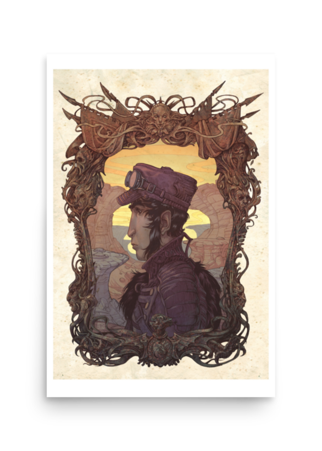 El Caballero del Ocaso — Póster