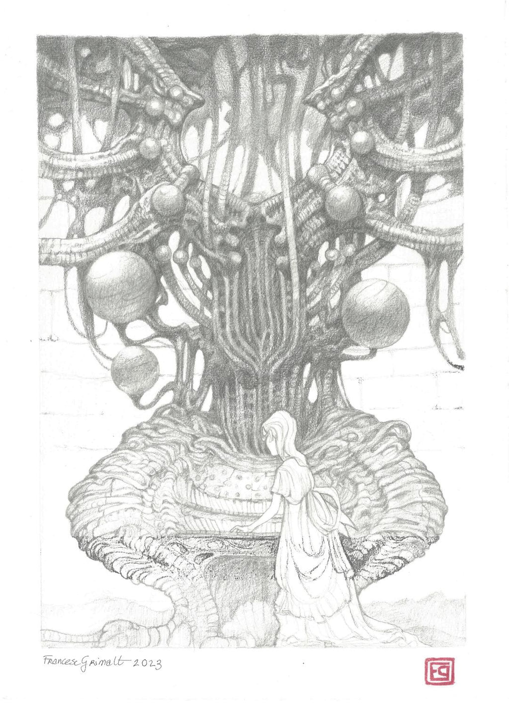 El Ritual I — dibujo original