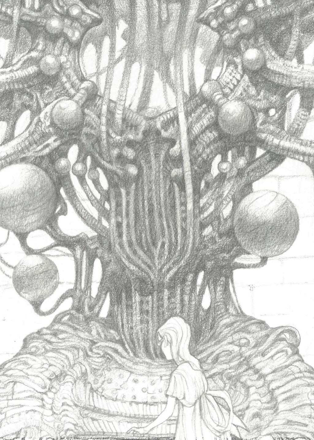 The Ritual Drawing El Ritual I — original drawing by Francesc Grimalt – Artimia
