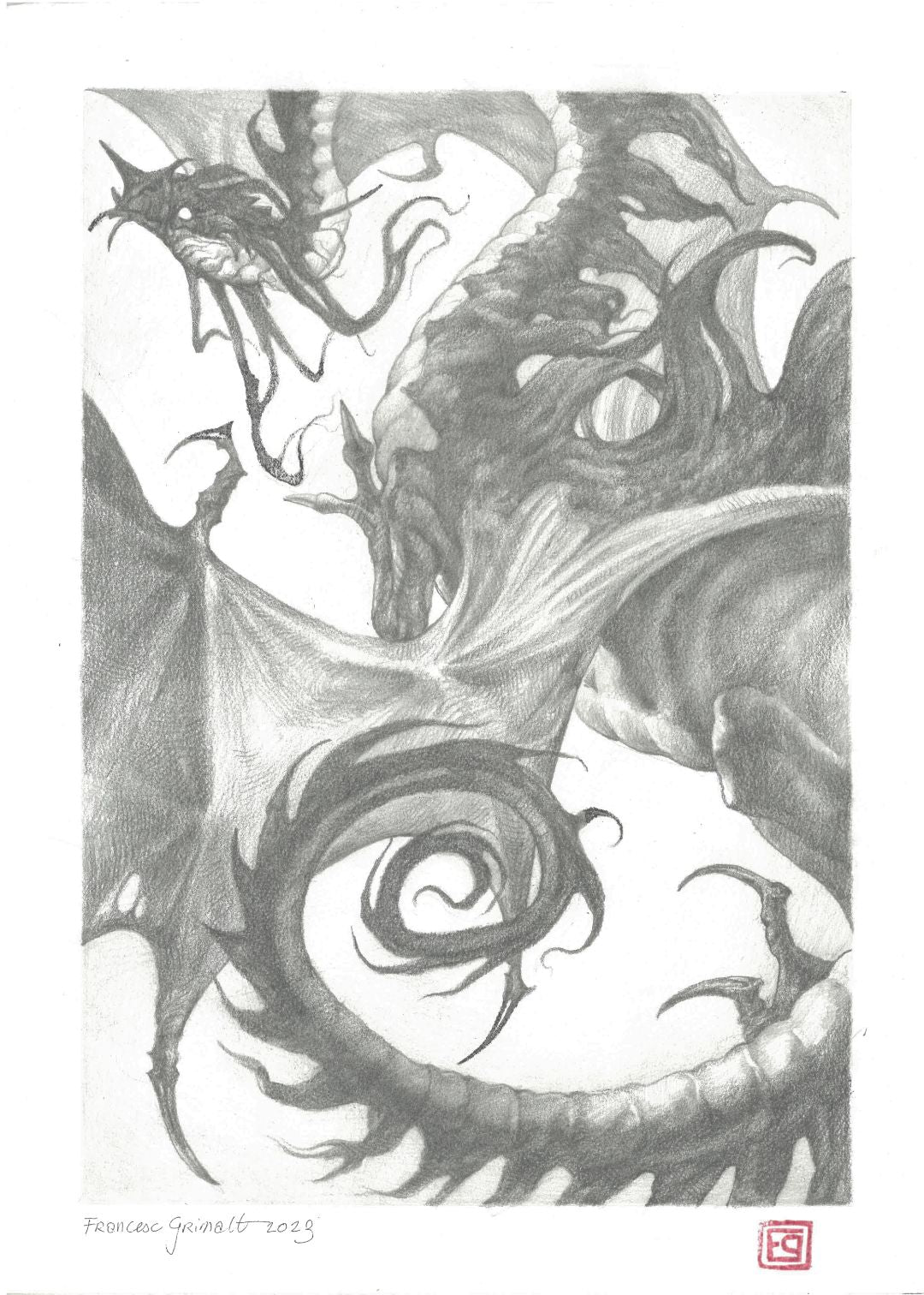 El Ritual II — dibujo original