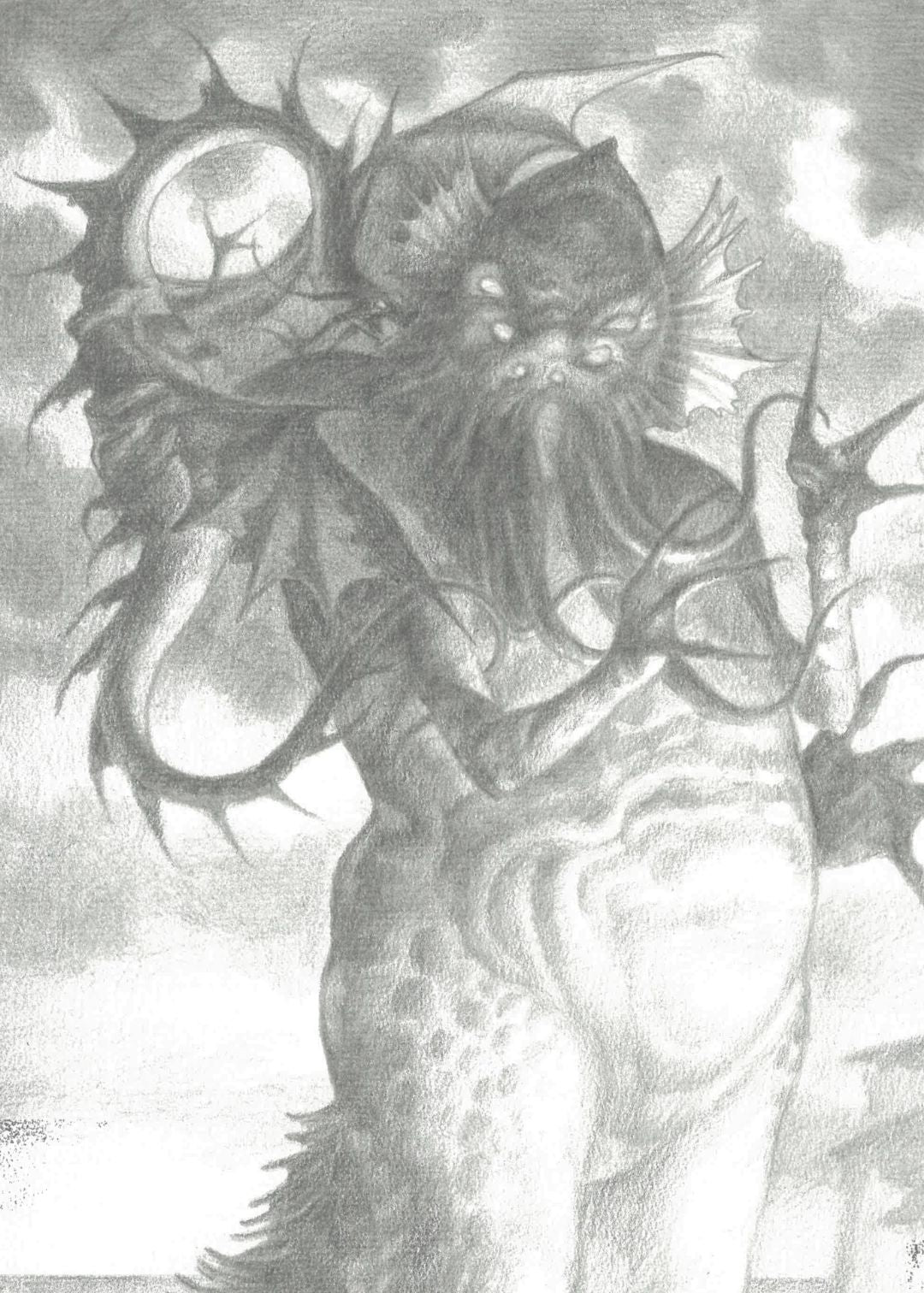 El Ritual III — dibujo original