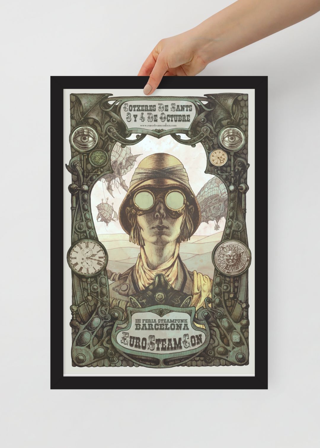EUROSTEAMCON 2015 — Póster Enmarcado