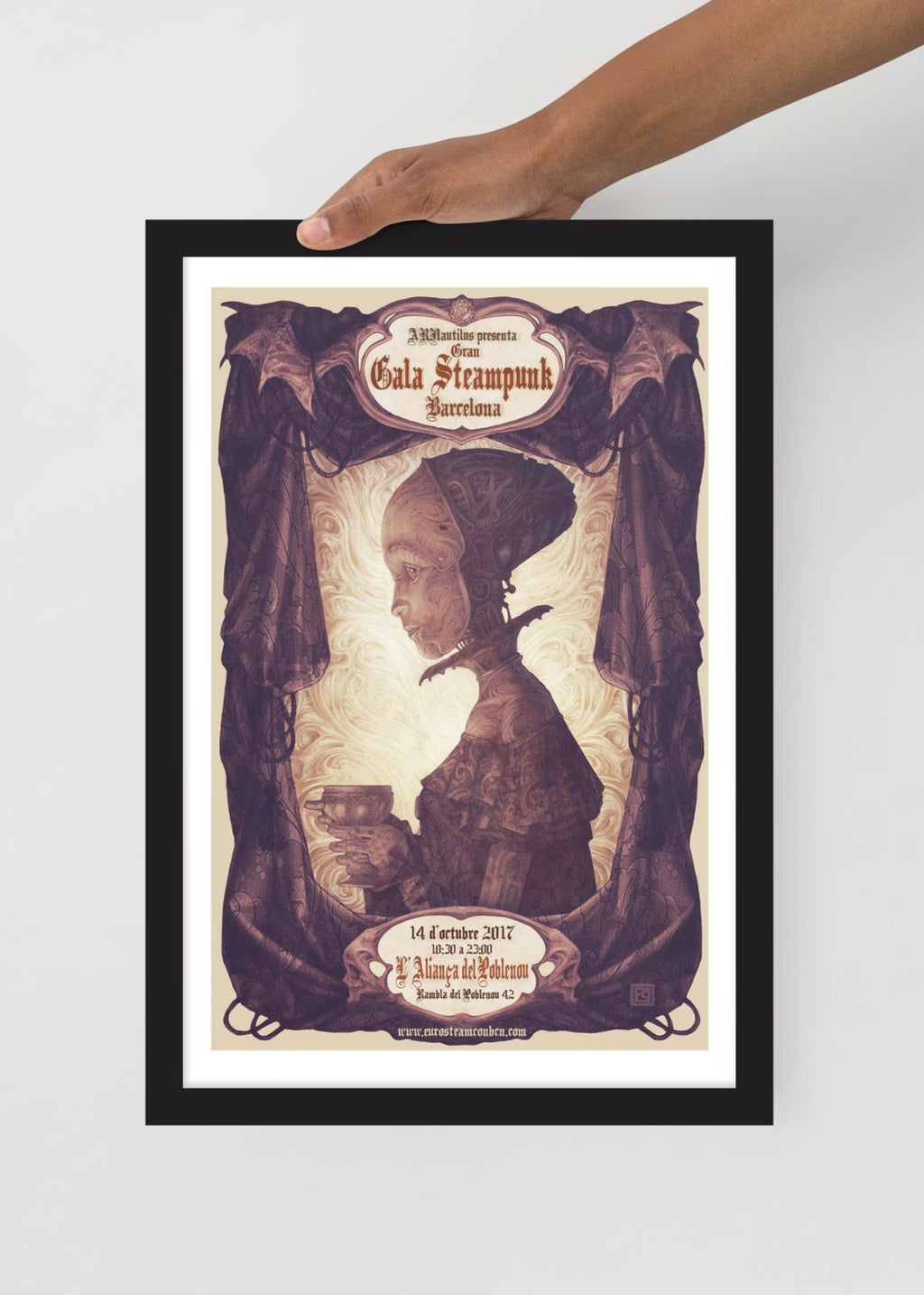 EUROSTEAMCON 2017 — Póster Enmarcado