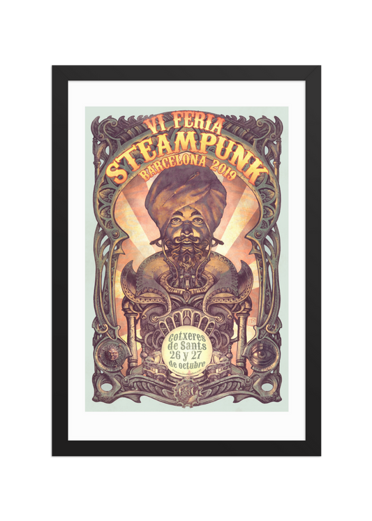 EUROSTEAMCON 2019 — Framed poster