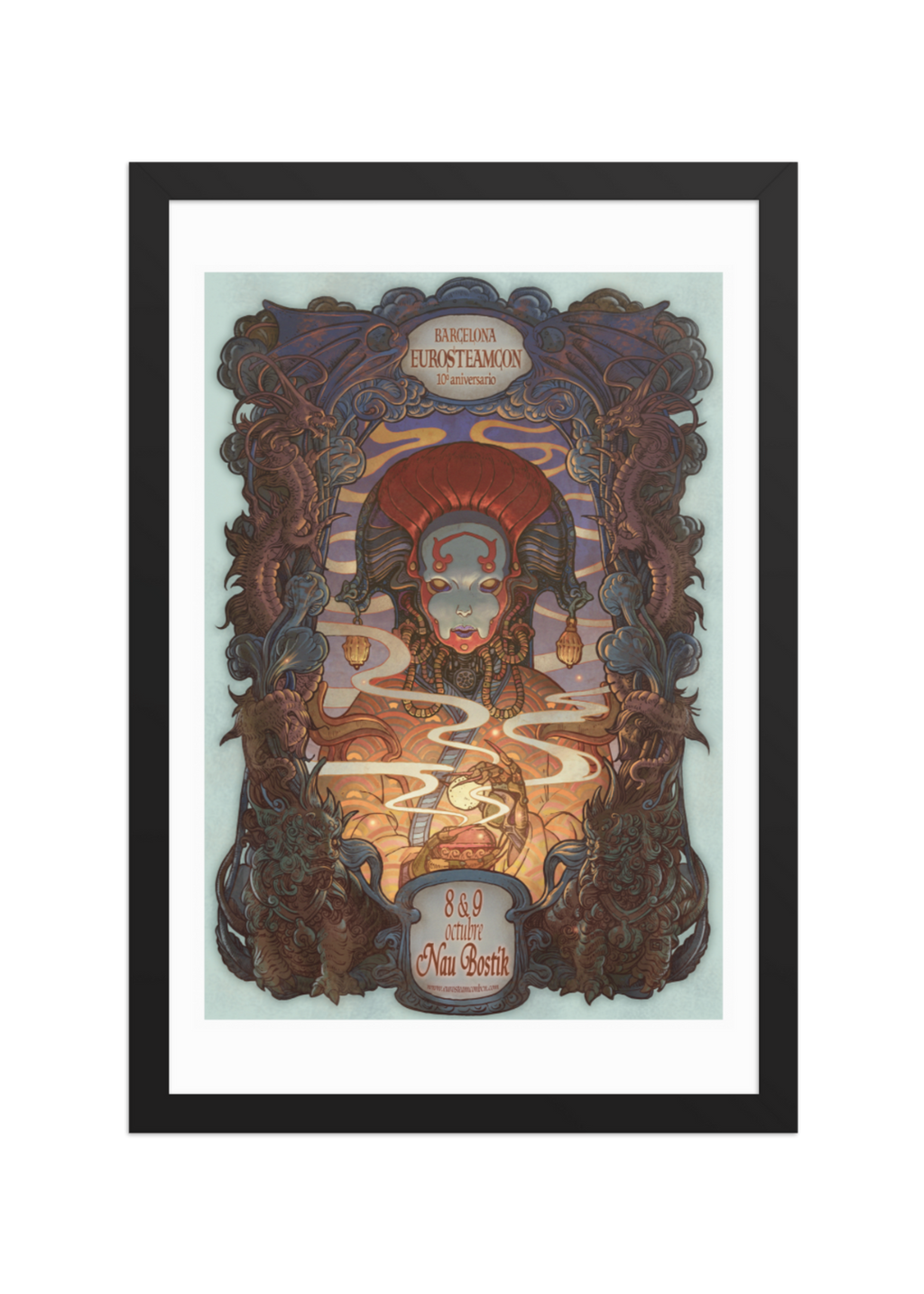 EUROSTEAMCON 2022-23 — Póster Enmarcado