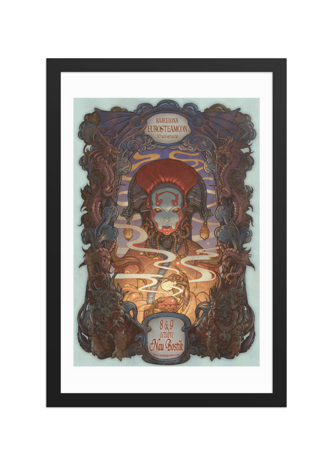 EUROSTEAMCON 2022-23 — Póster Enmarcado