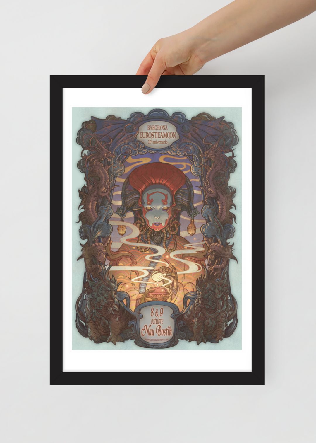 EUROSTEAMCON 2022-23 — Póster Enmarcado