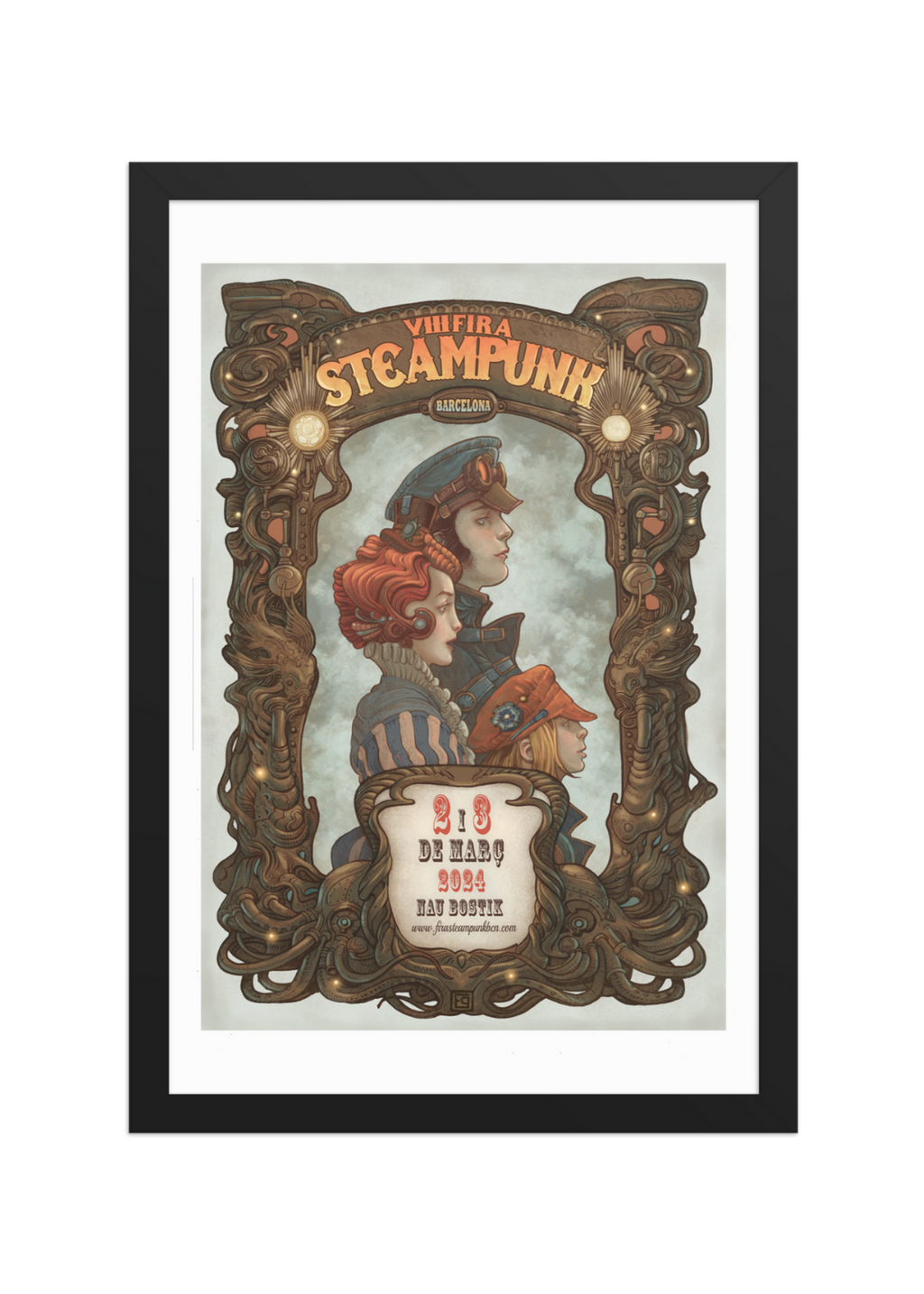 EUROSTEAMCON 2023-24 — Póster Enmarcado