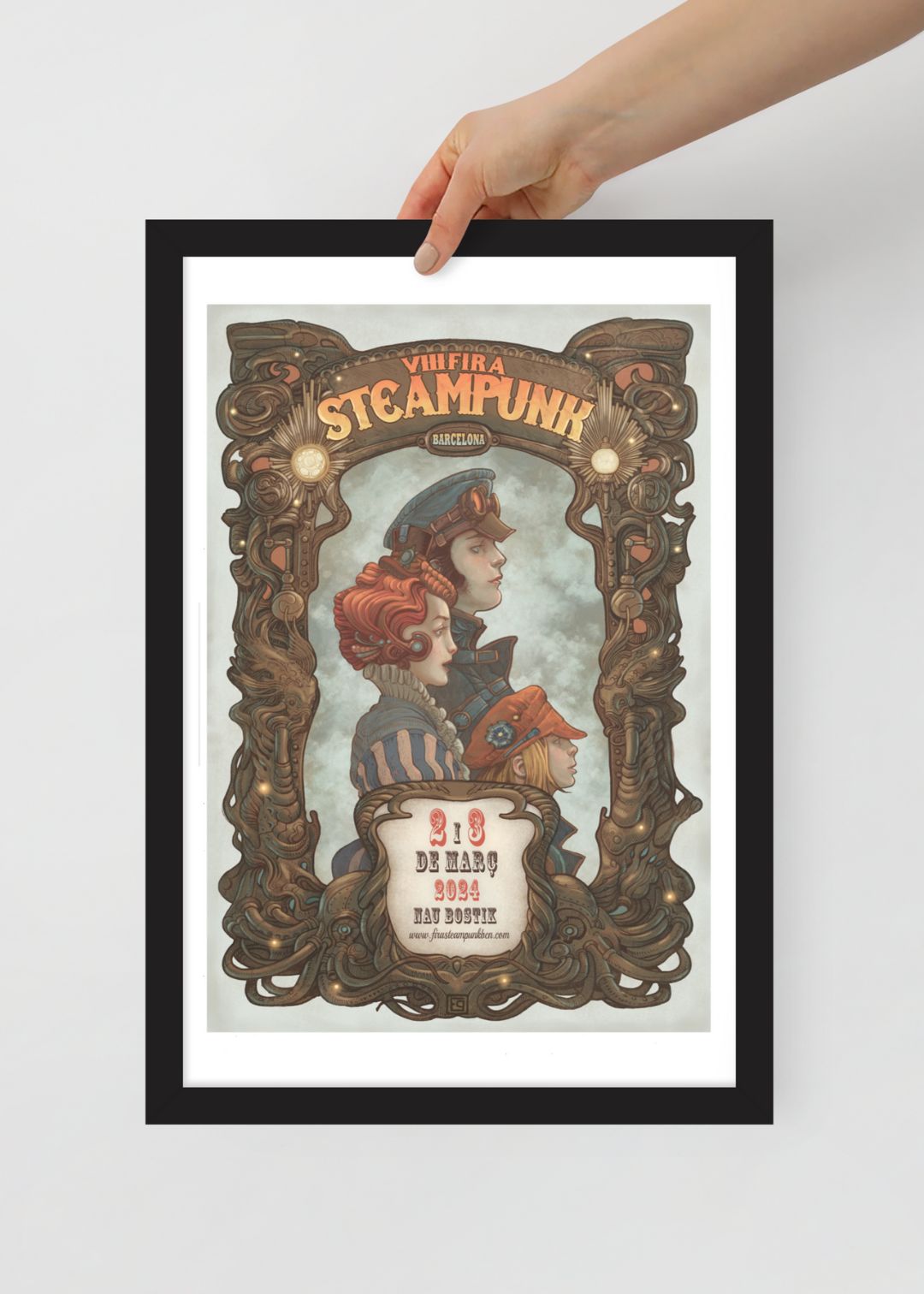 EUROSTEAMCON 2023-24 — Póster Enmarcado