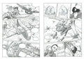 Fantasmas de Zalsunda, páginas XLVIII-XLIX — dibujos originales