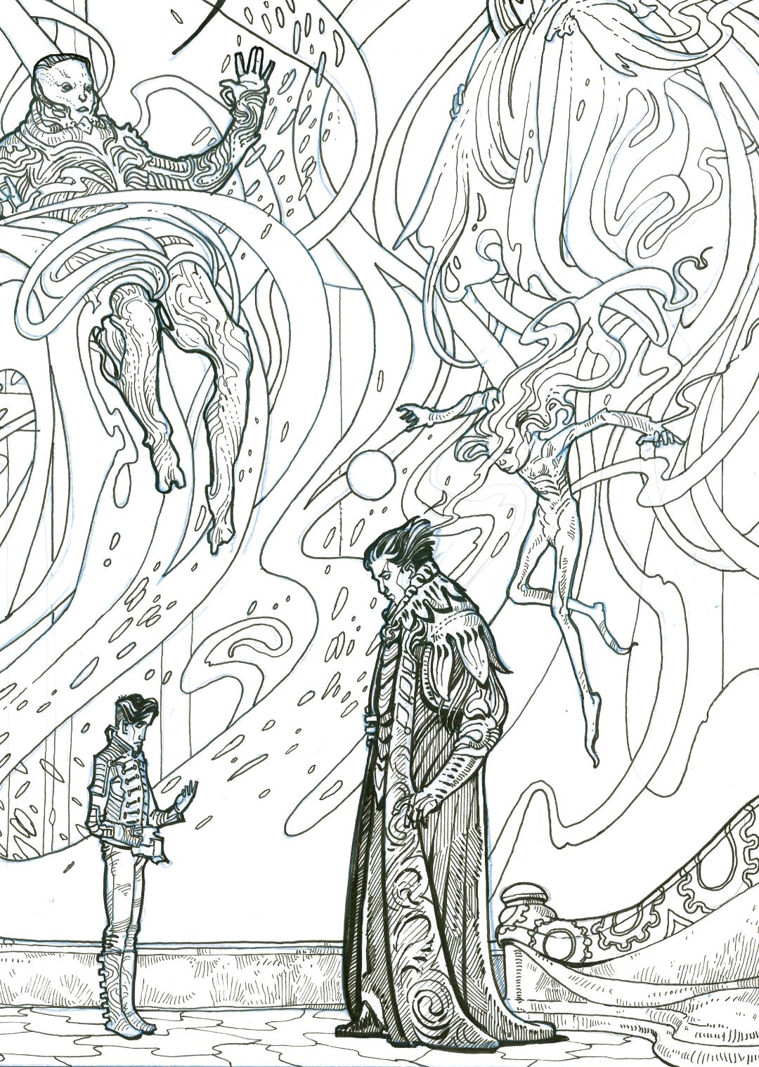 Fantasma de Zalsunda II — dibujo original