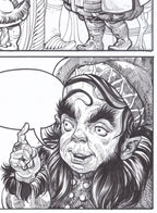 Fantasmas de Zalsunda, página VIII — desenho original