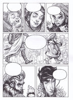 Fantasmas de Zalsunda, pagina VII — disegno originale