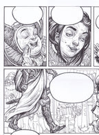Fantasmas de Zalsunda, pagina VII — disegno originale