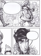 Fantasmas de Zalsunda, pagina VII — disegno originale
