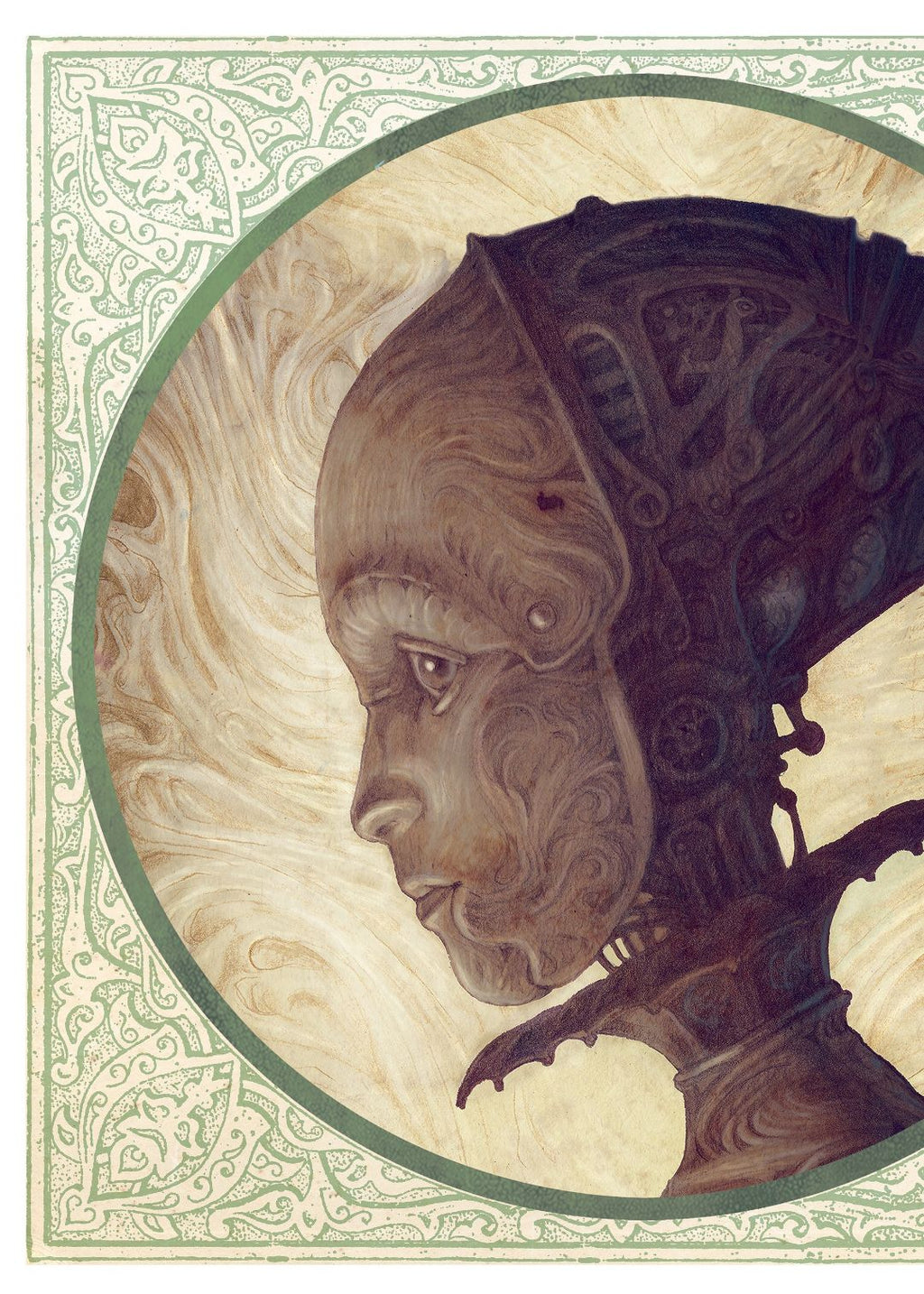 Lady Automaton — Póster Enmarcado