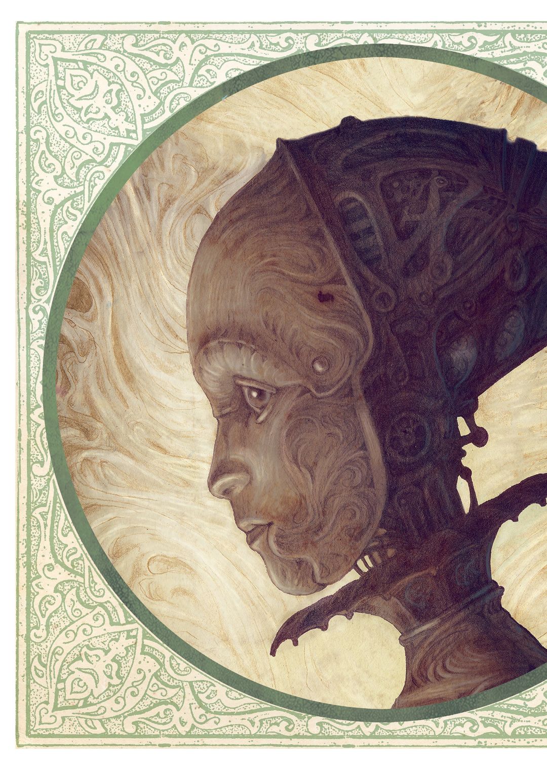 Lady Automaton — Póster Enmarcado