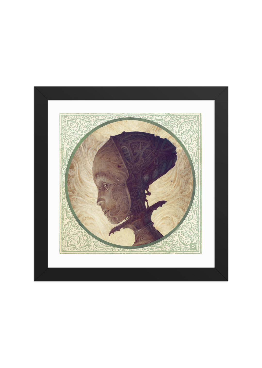 Lady Automaton — Póster Enmarcado