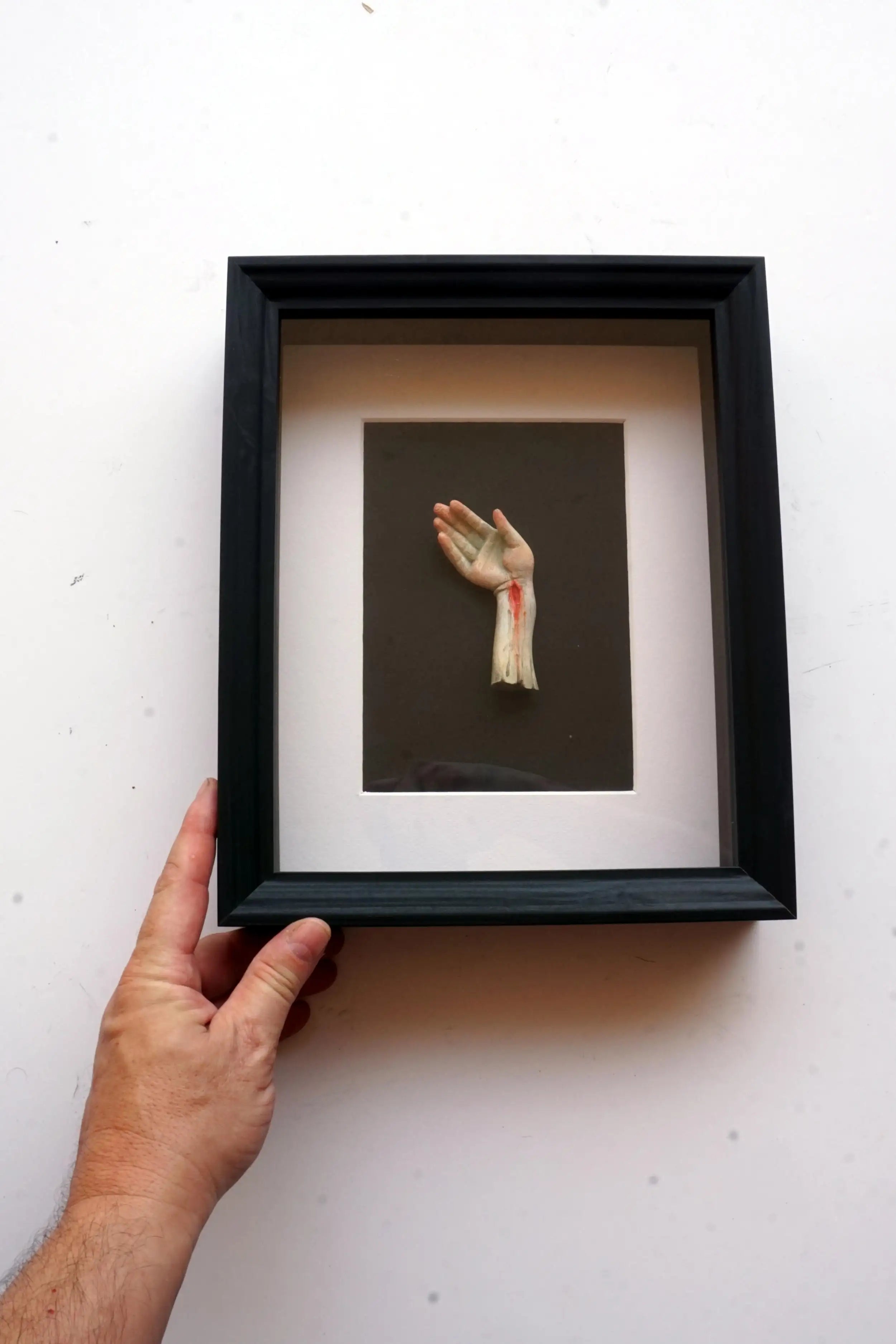 Mano de Jesús Enmarcada