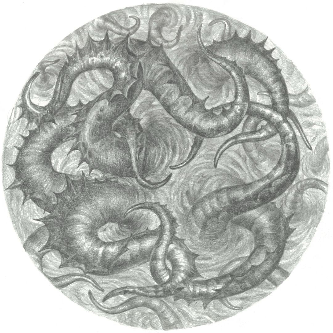 El Ritual IV — dibujo original
