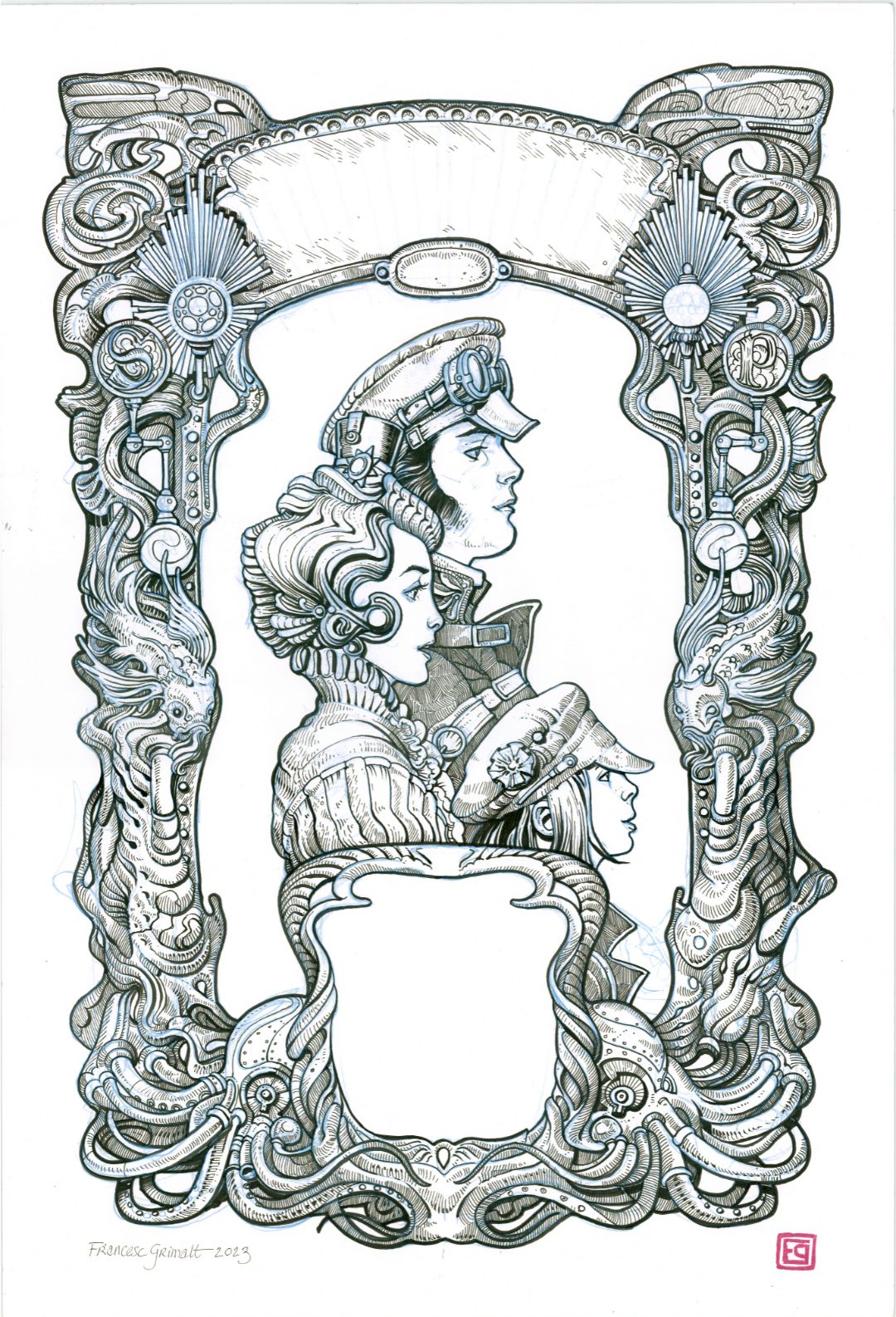 Steamcon Barcelona 2023-2024 — dibujo original